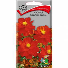 Космея Солнечная красная