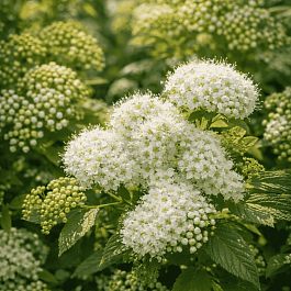 Спирея японская White Gold