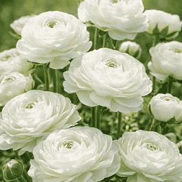 Лютик Азиатский  White