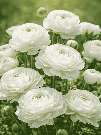 Лютик Азиатский  White