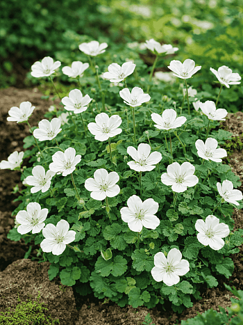 Аистник изменчивый Bishop's White