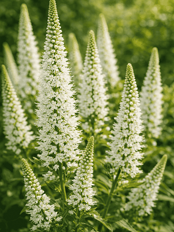 Вероника длиннолистная Schneeriesin