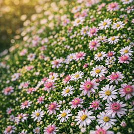 Астра бокоцветная Horizontalis