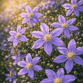 Клематис Mystic River