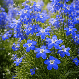 Дельфиниум крупноцветковый Ocean Tiara Blue