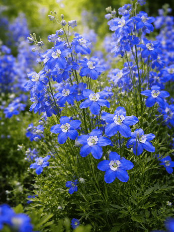 Дельфиниум крупноцветковый Ocean Tiara Blue