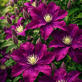 Клематис The Heroes of Warsaw