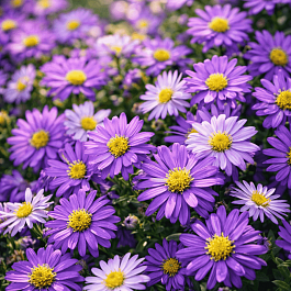 Астра агератовидная Ezo Murazaki