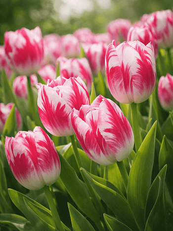 Тюльпан Blenda Flame-Royal Virgin- Barcelona