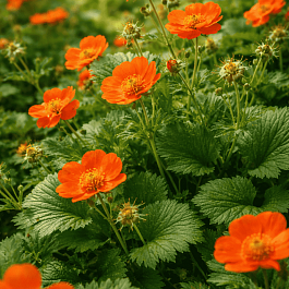 Гравилат ярко-красный  Borisii