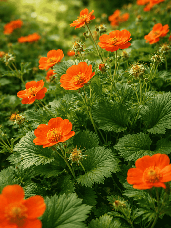 Гравилат ярко-красный  Borisii