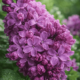 Сирень обыкновенная Маршал Бирюзов