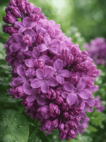 Сирень обыкновенная Маршал Бирюзов