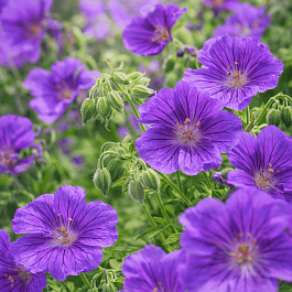 Герань гибридная Blue Blood