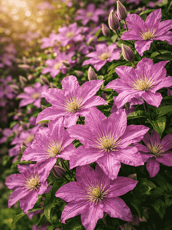 Клематис гибридный Danuta