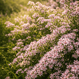 Астра бокоцветная Lady in Black