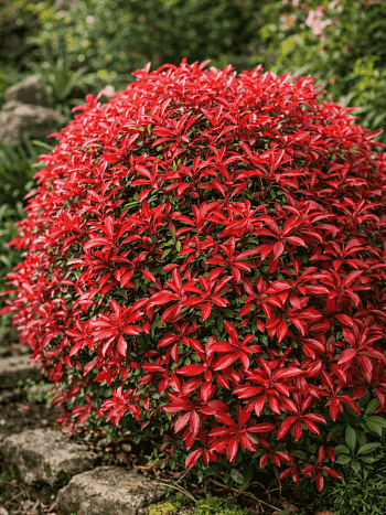 Пиерис японский Mountaine Fire