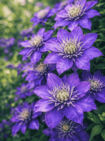 Клематис гибридный Multi Blue