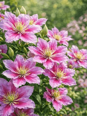 Клематис гибридный Piilu