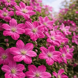 Клематис гибридный Mazurek