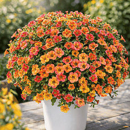 Петуния ombre sunrise (кашпо)