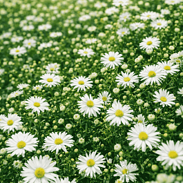 Астра кустарниковая Snowsprite