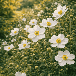 Анемона японская Honorine Jobert