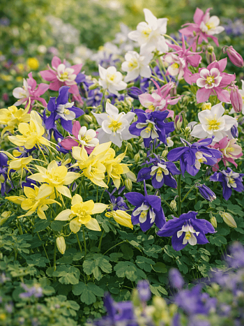 Аквилегия вееровидная Spring Magic Mix