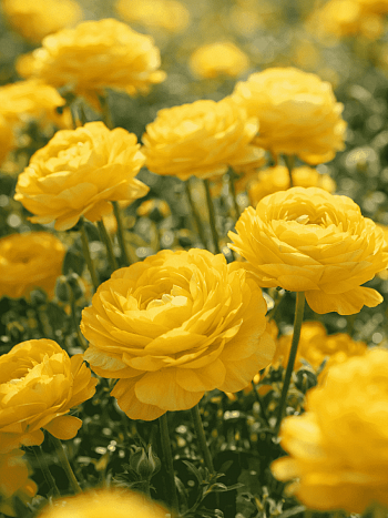 Лютик Азиатский  Yellow