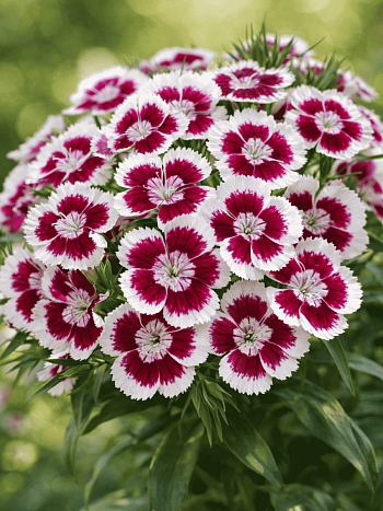 Гвоздика турецкая Red Picotee