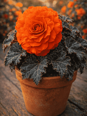 Бегония клубневая Mocca Deep Orange