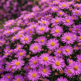 Астра кустарниковая Wood's Purple