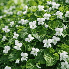 Виола сестринская Albiflora