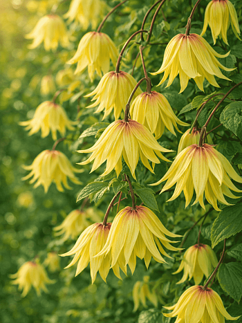 Клематис гибридный Golden Dream