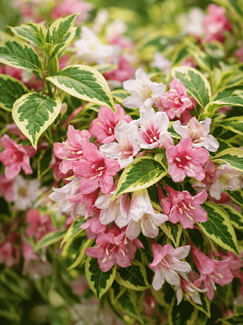 Вейгела цветущая Nana Variegata