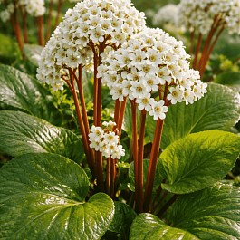 Бадан гибридный Bressingham White