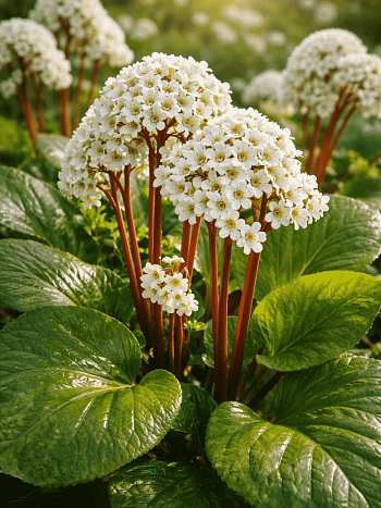 Бадан гибридный Bressingham White