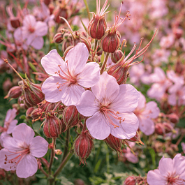 Герань крупнокорневищная Ingwersen’s Variety 