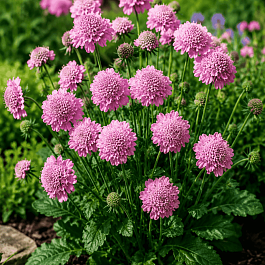 Скабиоза японская Ritz Rose