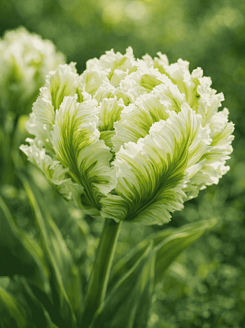 Тюльпан попугайный White Parrot