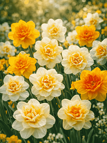 Нарцисс махровый Микс