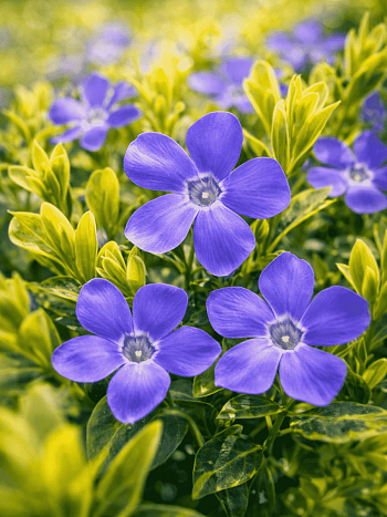 Барвинок малый Aureovariegata