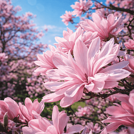 Магнолия звёздчатая Rosea