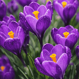 Крокус крупноцветковый Remembrance