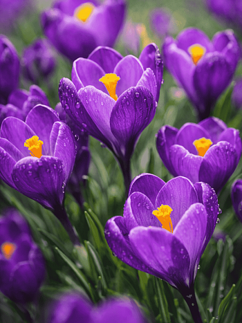 Крокус крупноцветковый Remembrance