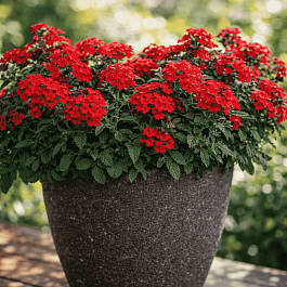 Вербена гибридная Compact Lava Red