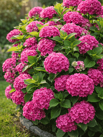 Гортензия крупнолистная Alpengluhen