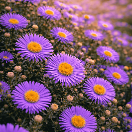 Астра ново-бельгийская Schoene von dietlikon