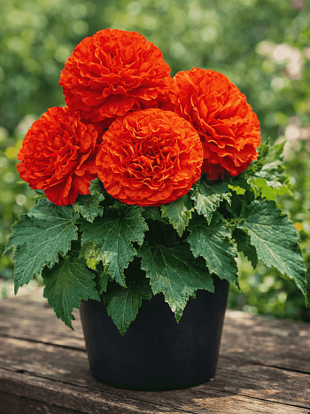 Бегония клубневая Nonstop Orange