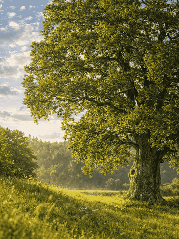 Дуб черешчатый